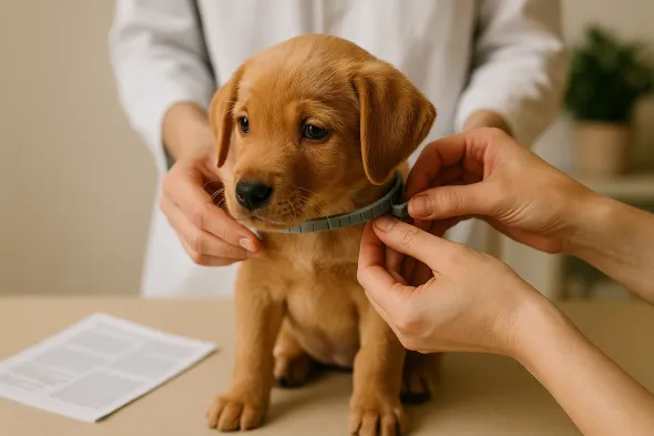 Edad mínima para usar collar antipulgas y garrapatas
