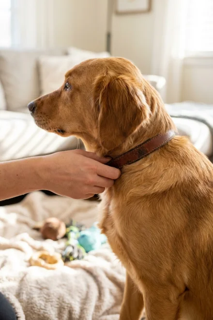 Consideraciones importantes al usar un collar de cuero en perros