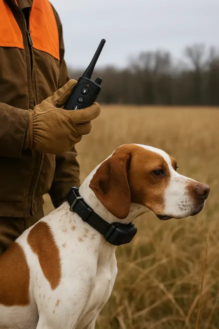 Funktionsweise eines Trainingshalsbands für Jagdhunde