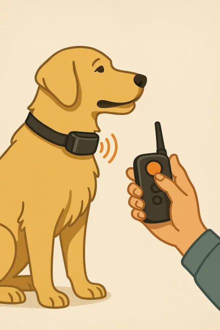 Funcionamiento del collar de adiestramiento Meloive para perros