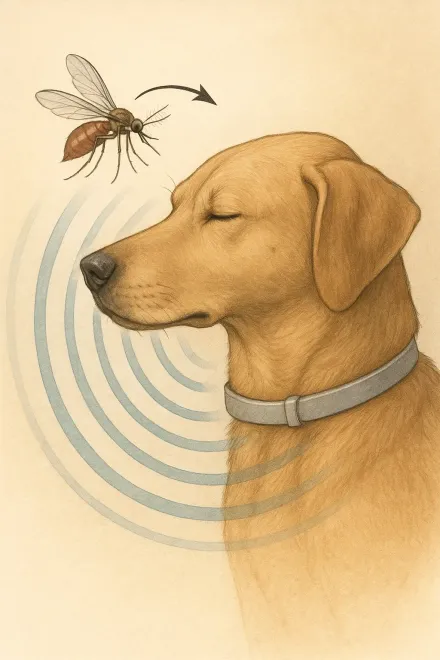 How a flea and tick collar works against leishmaniasis