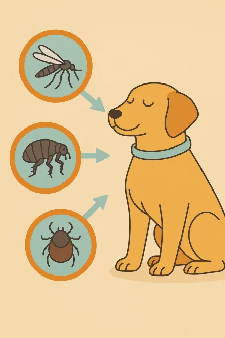 How a flea and tick collar works
