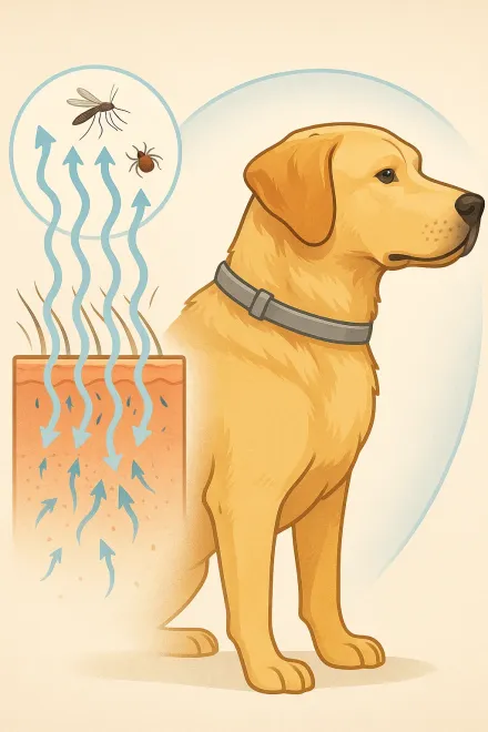 How flea and tick collars for large dogs work