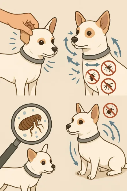 How flea and tick collars for small dogs work