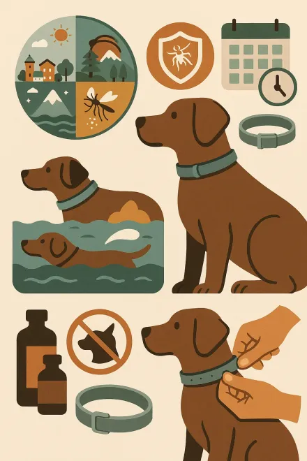 Factors to consider when choosing a flea and tick collar