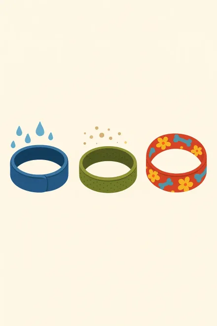 Types of flea collar covers