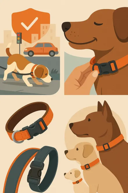 Benefits of an escape-proof collar on a large dog