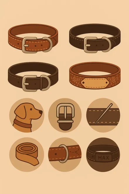 How to choose a handmade leather dog collar