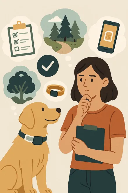 Cómo elegir un collar GPS para perros