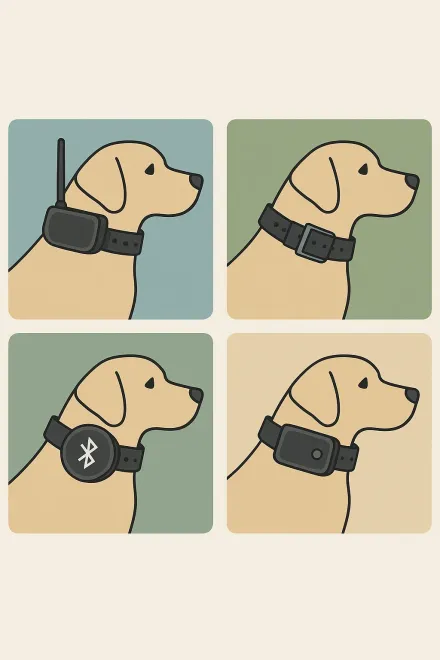 Types of no-subscription GPS dog collars