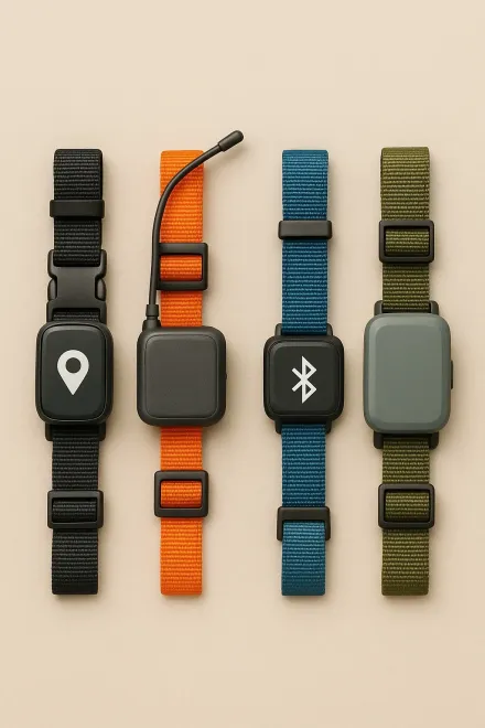 Types of dog tracking collars