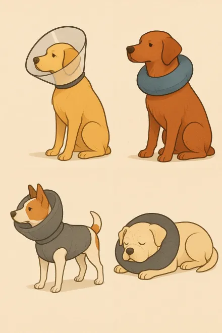 Tipos de collares isabelinos para perros