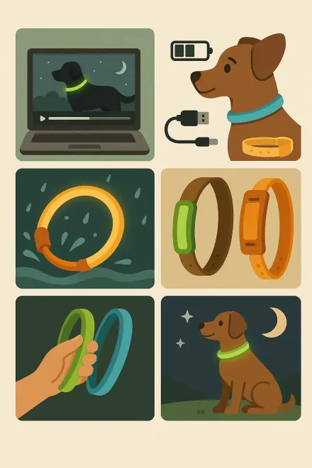 Tips for choosing a LED collar for dogs