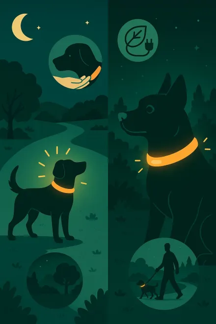 Ventajas del collar LED para perros