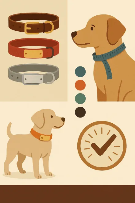 How to choose a personalized dog collar with name