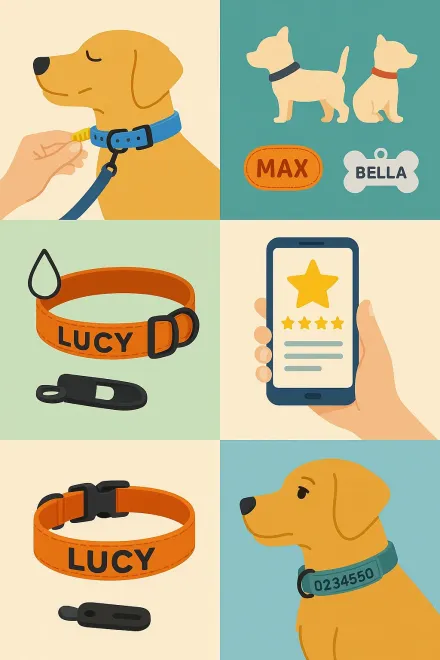 Tips for choosing a personalized dog collar
