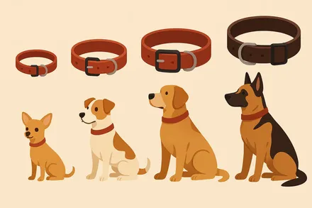 Guide des tailles de colliers pour chiens