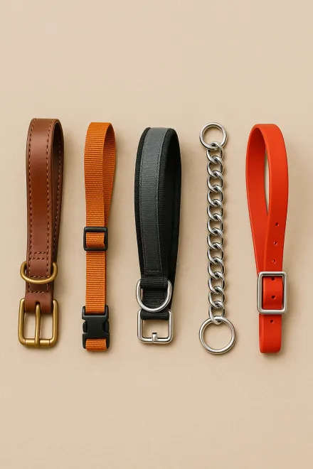 Dog collar materials explained